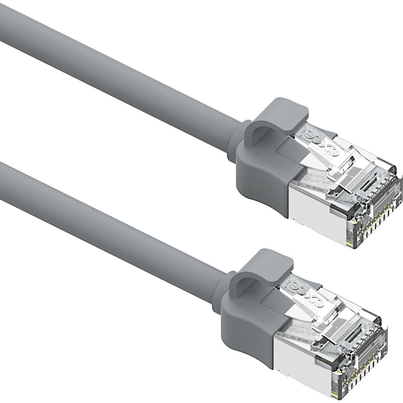 Excel Cat6A Mini Patch Lead 28AWG 2 m Grey