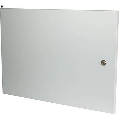 STEEL FRONT DOOR FOR 9U W/BOX GREY