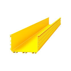 OptiWay 160 - Main Duct, 160 x 100mm, 2 metre length, yellow, 1pc